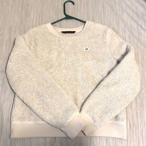 White Sherpa sweater